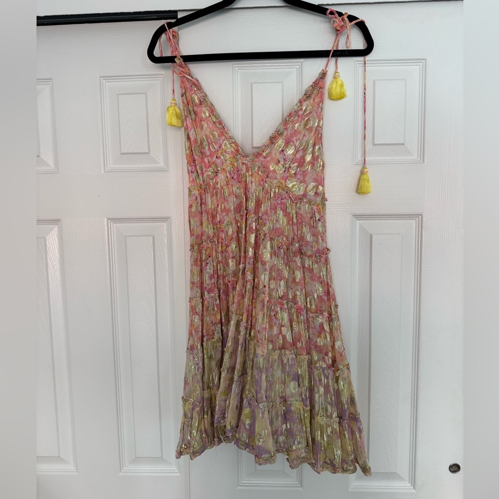 Floral Spaghetti Strap Dress - Picture 1 of 4